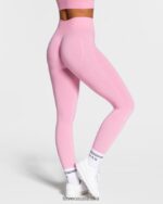 Clothing TEVEO Focus Scrunch Leggings Pink Women 2HL08D162 - Image 2