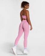 Clothing TEVEO Focus Scrunch Leggings Pink Women 2HL08D162 - Image 5