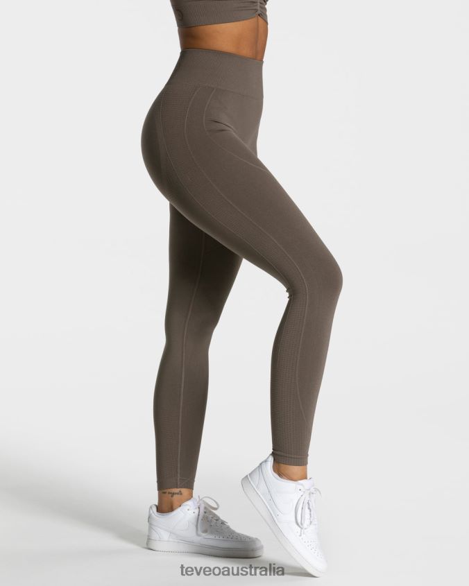 clothing_teveo_focus_scrunch_leggings_taupe_women_2hl08d160.jpg Clothing TEVEO Focus Scrunch Leggings Taupe Women 2HL08D160 - Image 1