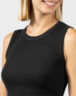Clothing TEVEO Lounge Crop Top Black Women 2HL08D454 - Image 4