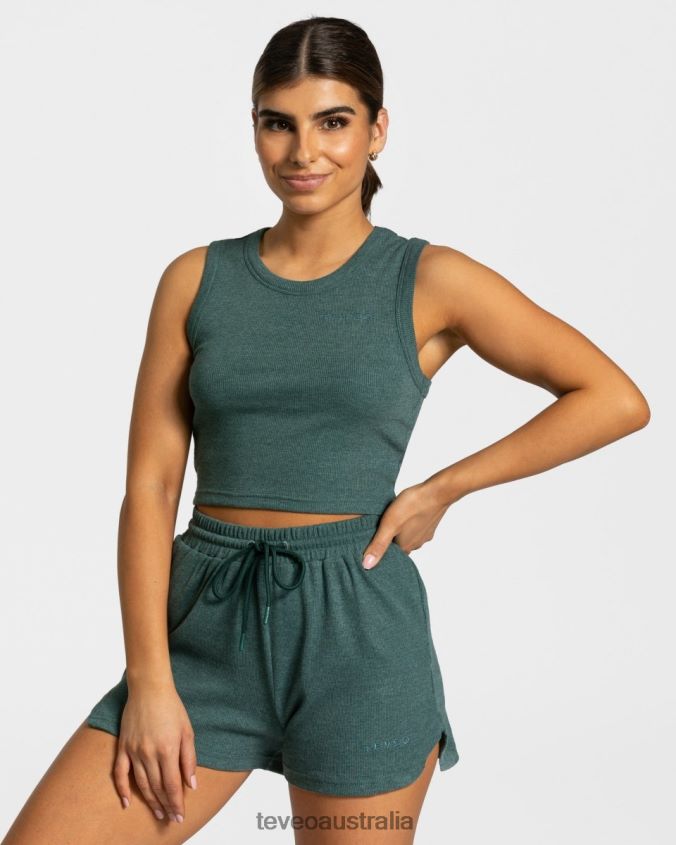 clothing_teveo_lounge_crop_top_dark_green_women_2hl08d453.jpg Clothing TEVEO Lounge Crop Top Dark green Women 2HL08D453 - Image 1