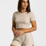 Clothing TEVEO Lounge T-Shirt Beige Women 2HL08D481