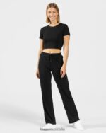 Clothing TEVEO Lounge T-shirt Black Women 2HL08D486 - Image 3