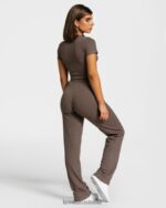 Clothing TEVEO Lounge T-Shirt Dark brown Women 2HL08D482 - Image 5