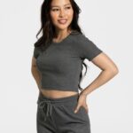 Clothing TEVEO Lounge T-Shirt Dark gray Women 2HL08D483