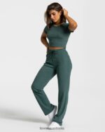 Clothing TEVEO Lounge T-Shirt Dark green Women 2HL08D484 - Image 3