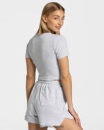 Clothing TEVEO Lounge T-shirt Light gray Women 2HL08D485 - Image 2