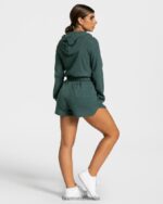 Clothing TEVEO Lounge Zip Hoodie Dark Green Women 2HL08D47 - Image 5