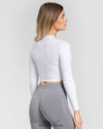 Clothing TEVEO Power Longsleeve White Women 2HL08D179 - Image 2