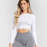 Clothing TEVEO Power Longsleeve White Women 2HL08D179