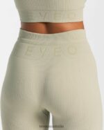 Clothing TEVEO Ribbed Leggings Sage Women 2HL08D143 - Image 4