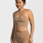 Clothing TEVEO Sassy One Shoulder Bh Beige Women 2HL08D379