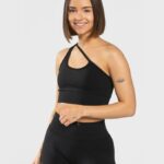 Clothing TEVEO Sassy One Shoulder Bh Black Women 2HL08D377