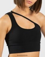 Clothing TEVEO Sassy One Shoulder Bh Black Women 2HL08D377 - Image 4
