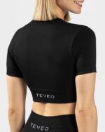 Clothing TEVEO Sensation Crop Top Black Women 2HL08D445 - Image 4