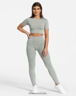 Clothing TEVEO Sensation Crop Top Gray Women 2HL08D443 - Image 3