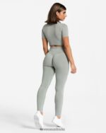 Clothing TEVEO Sensation Crop Top Gray Women 2HL08D443 - Image 5