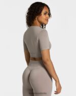 Clothing TEVEO Sensation Crop Top Stone Women 2HL08D447 - Image 2