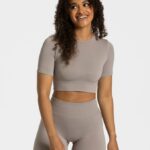 Clothing TEVEO Sensation Crop Top Stone Women 2HL08D447