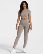 Clothing TEVEO Sensation Crop Top Stone Women 2HL08D447 - Image 3