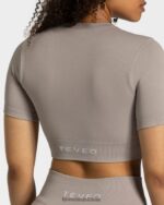 Clothing TEVEO Sensation Crop Top Stone Women 2HL08D447 - Image 4