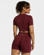 Clothing TEVEO Sensation Crop Top Wine red Women 2HL08D448 - Image 2