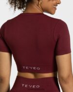Clothing TEVEO Sensation Crop Top Wine red Women 2HL08D448 - Image 4