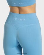 Clothing TEVEO Sensation Leggings Baby blue Women 2HL08D145 - Image 4