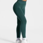 Clothing TEVEO Sensation Leggings Dark green Women 2HL08D71