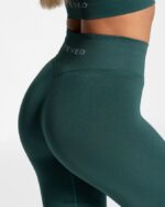 Clothing TEVEO Sensation Leggings Dark green Women 2HL08D71 - Image 4