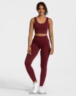 Clothing TEVEO Sensation Leggings Wine red Women 2HL08D152 - Image 3