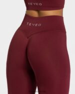 Clothing TEVEO Sensation Leggings Wine red Women 2HL08D152 - Image 4