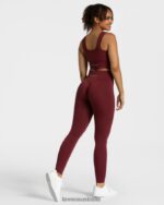 Clothing TEVEO Sensation Leggings Wine red Women 2HL08D152 - Image 5