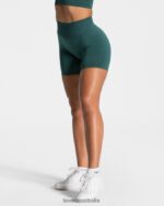 Clothing TEVEO Sensation Mini Short Dark Green Women 2HL08D195