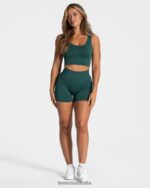 Clothing TEVEO Sensation Mini Short Dark Green Women 2HL08D195 - Image 3