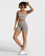Clothing TEVEO Sensation Mini Short Stone Women 2HL08D261 - Image 3