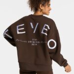 Clothing TEVEO Signature Oversized Sweater Dark brown Women 2HL08D9