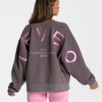 Clothing TEVEO Signature Oversized Sweater Graphite Women 2HL08D13