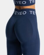 Clothing TEVEO Signature Scrunch Leggings Dark blue Women 2HL08D64 - Image 4
