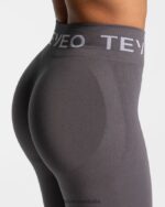 Clothing TEVEO Signature Scrunch Leggings Graphite Women 2HL08D62 - Image 4