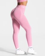 Clothing TEVEO Signature Scrunch Leggings Pink Women 2HL08D66 - Image 2