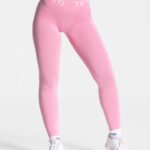 Clothing TEVEO Signature Scrunch Leggings Pink Women 2HL08D66