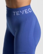 Clothing TEVEO Signature Scrunch Leggings Royal blue Women 2HL08D67 - Image 4