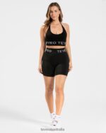 Clothing TEVEO Signature Scrunch Short Black Women 2HL08D194 - Image 3
