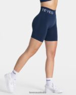 Clothing TEVEO Signature Scrunch Short Dark blue Women 2HL08D186 - Image 2
