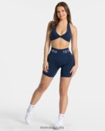Clothing TEVEO Signature Scrunch Short Dark blue Women 2HL08D186 - Image 3