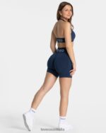 Clothing TEVEO Signature Scrunch Short Dark blue Women 2HL08D186 - Image 5