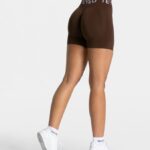 Clothing TEVEO Signature Scrunch Short Dark brown Women 2HL08D189