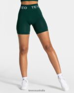 Clothing TEVEO Signature Scrunch Short Dark green Women 2HL08D188 - Image 2