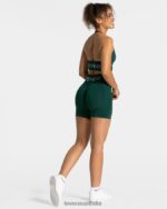 Clothing TEVEO Signature Scrunch Short Dark green Women 2HL08D188 - Image 5